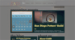 Desktop Screenshot of clayartistsofsandiego.org